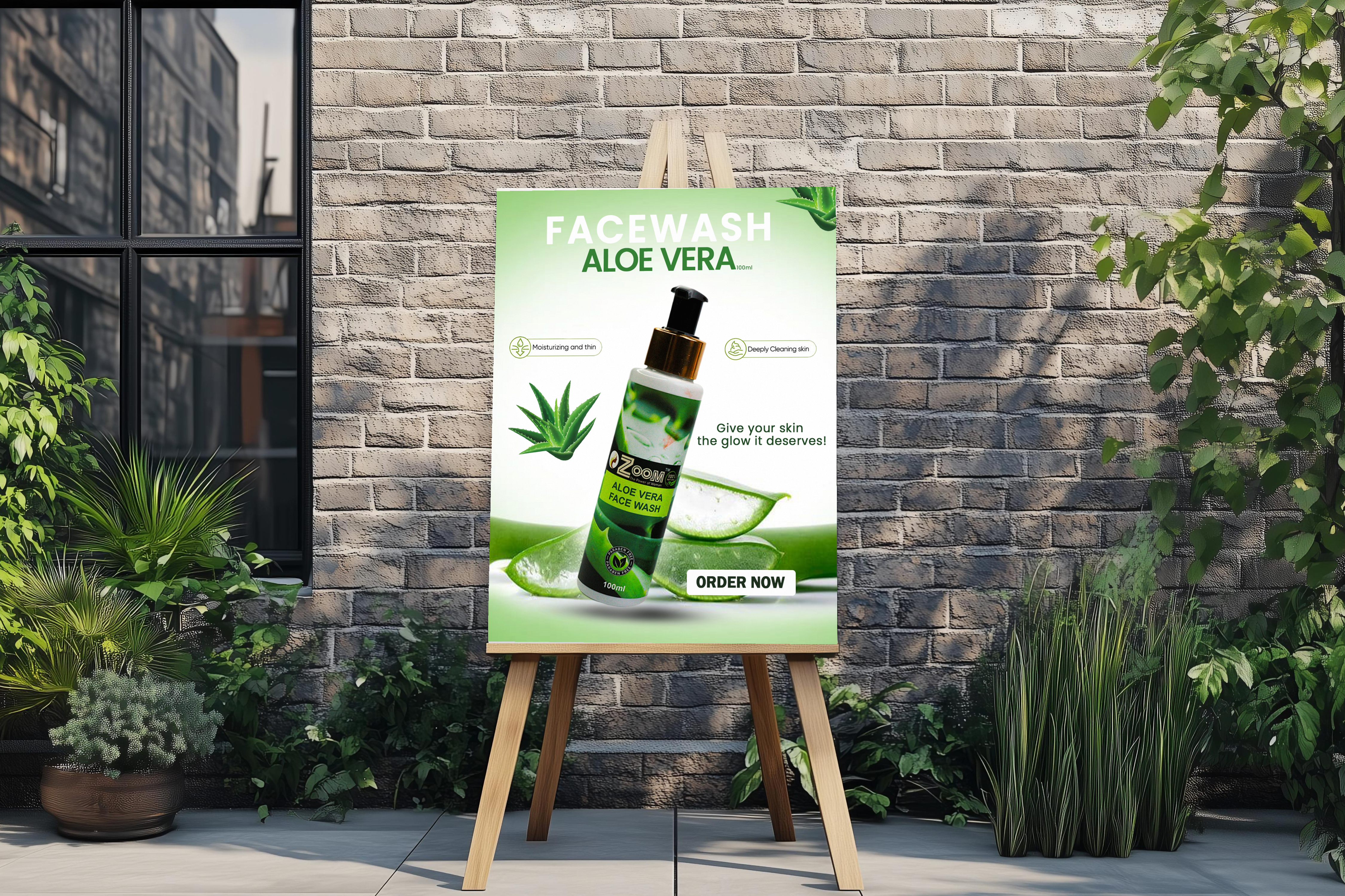 Mockup Face Wash Graphic Design YourAdsMate